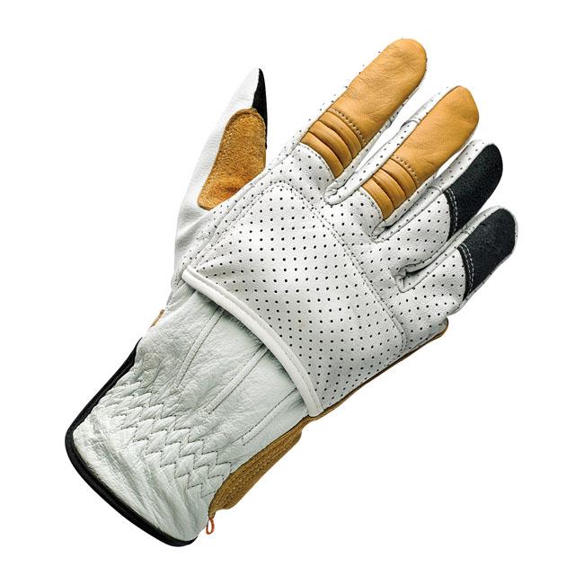 Biltwell Borrego Motorcycle Gloves Cement / XS