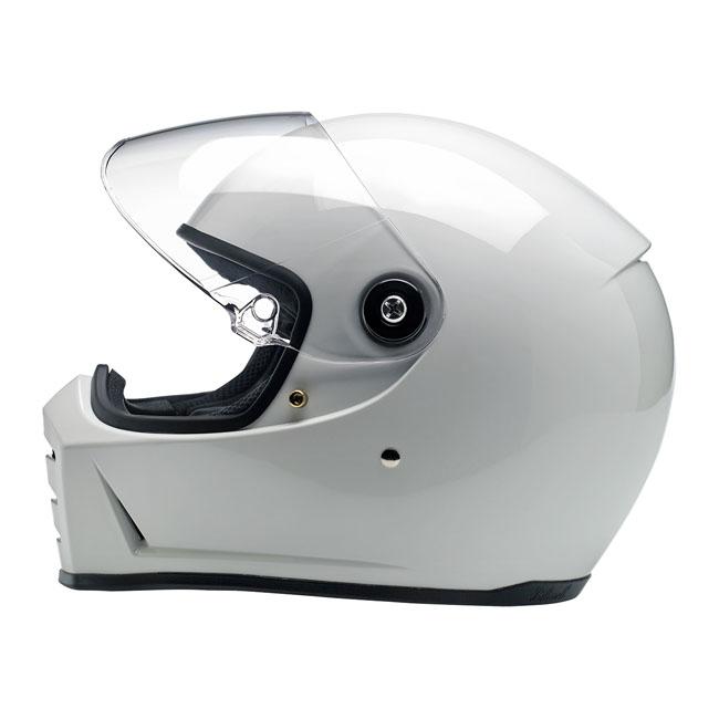 Biltwell Lane Splitter Integral Helmet White