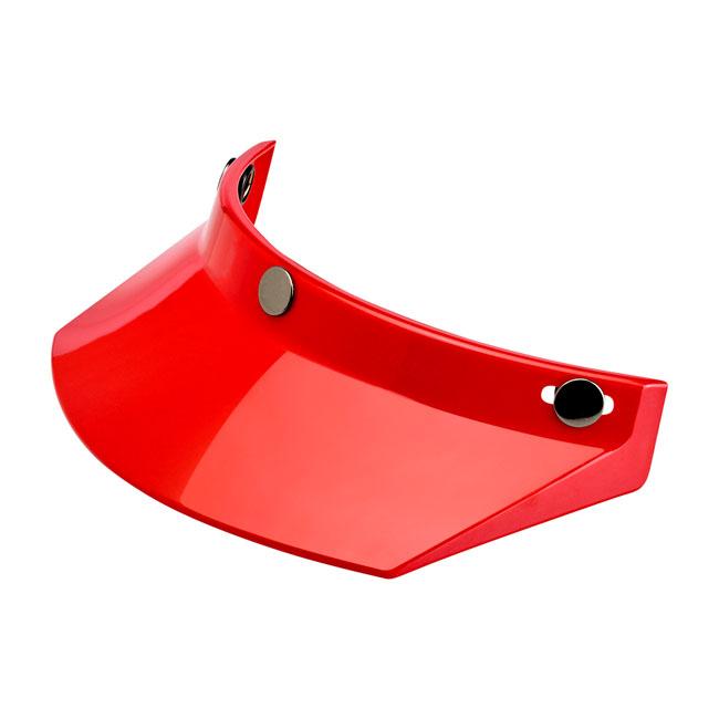 Biltwell Moto Helmet Visor Red