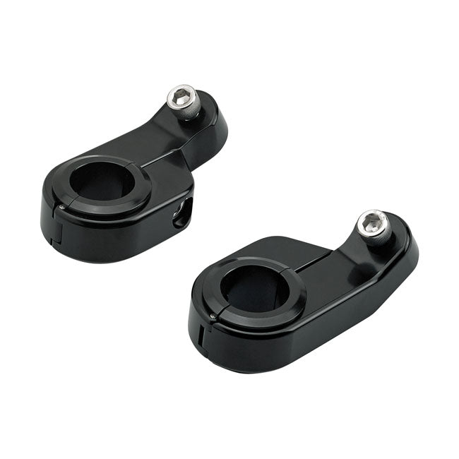 Biltwell O/S Angled Speed Clamps Black