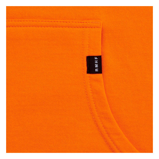 Biltwell Script Pullover Hoodie Hi-vis Orange