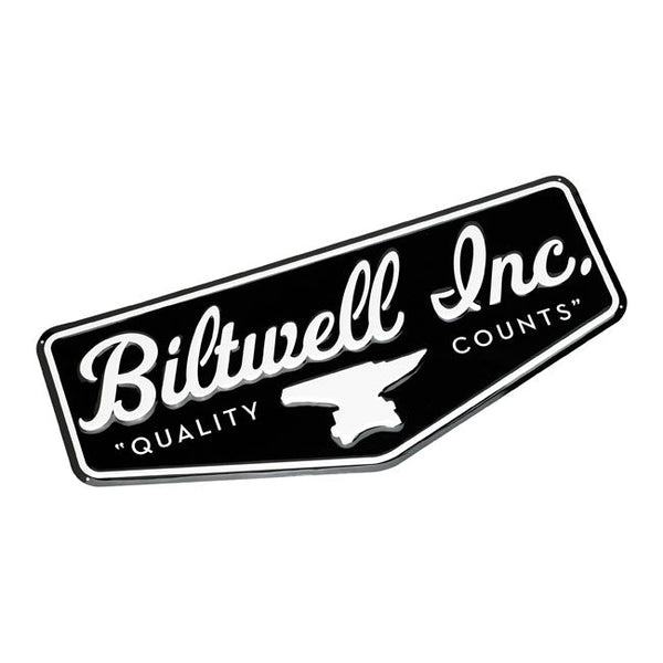 Biltwell Shop Sign Black/White - Customhoj
