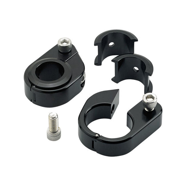 Biltwell Straight o/s Speed Clamps Black