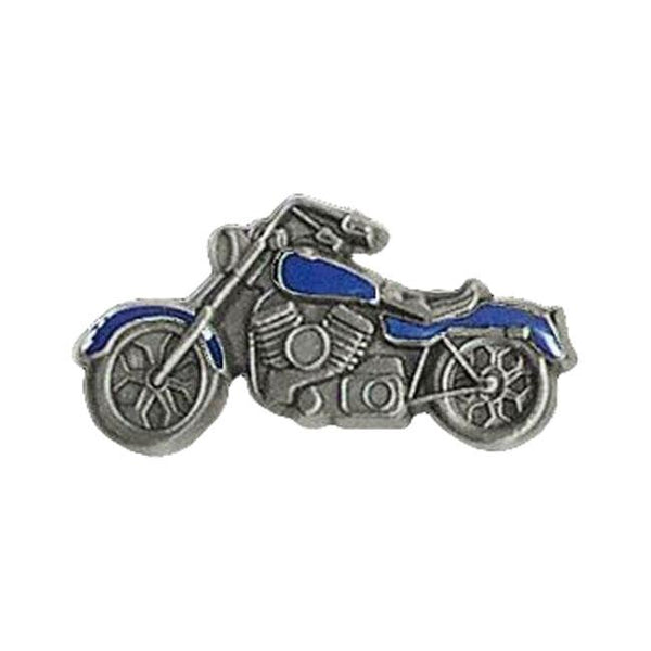 Blue Motorcycle Pin