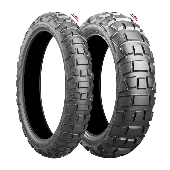 Bridgestone Battlax Adventurecross AX41 R Rear Tires 18" 4.10P18 59P