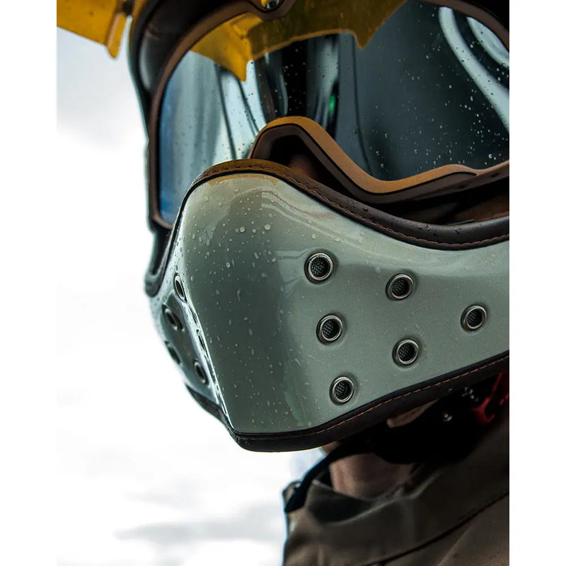 By City The Rock Retro Motocross Motorcycle Helmet  - Customhoj