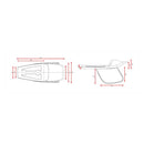 C-Racer Bolntor SCR51 Flat Track Seat Black