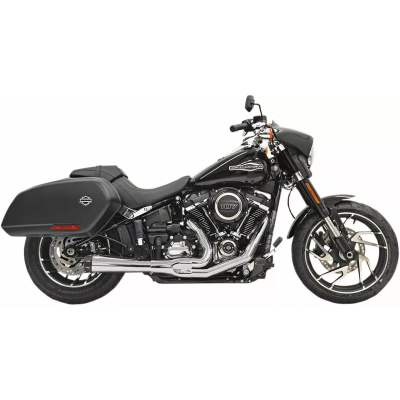 Sistema de escape Bassani Road Rage Megáfono corto 2 en 1 para Harley