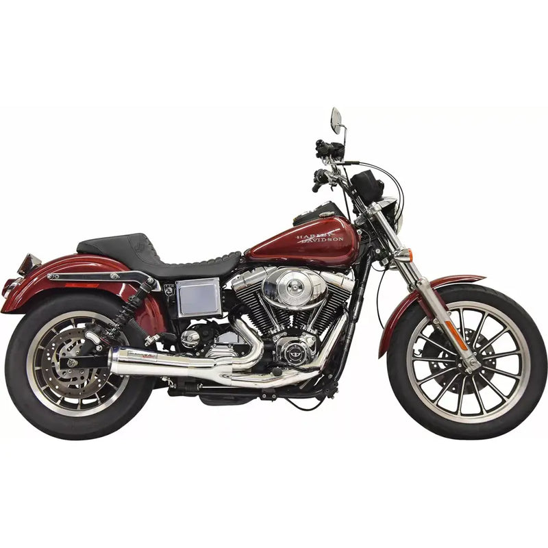 Bassani The Ripper Sistema de escape corto 2 en 1 para Harley