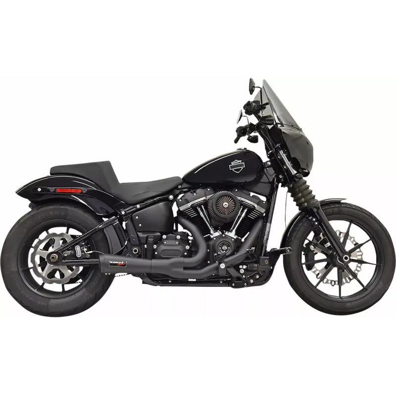 Bassani The Ripper Sistema de escape corto 2 en 1 para Harley