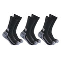 Carhartt Force Midweight Crew Socks 3-pack Black / 42-25  - Customhoj