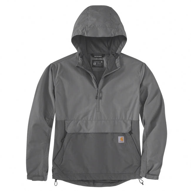 Carhartt Lightweight Packable Anorak Steel/Gravel / S  - Customhoj