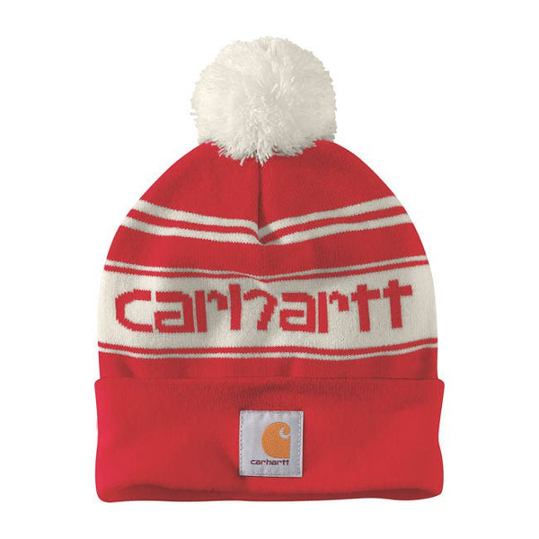 Carhartt Pom-Pom Beanie Red