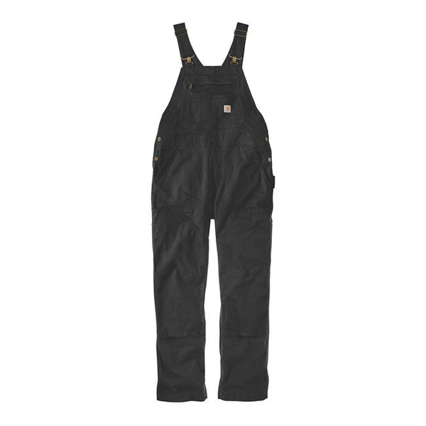 Carhartt Relaxed Fit Women Denim Bib Overall Black XS