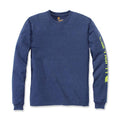 Carhartt Sleeve Logo Longsleeve Blue / S