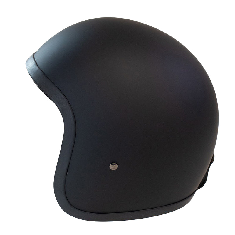 Cavalero Slimline Solid Low Profile Open Jet Helmet