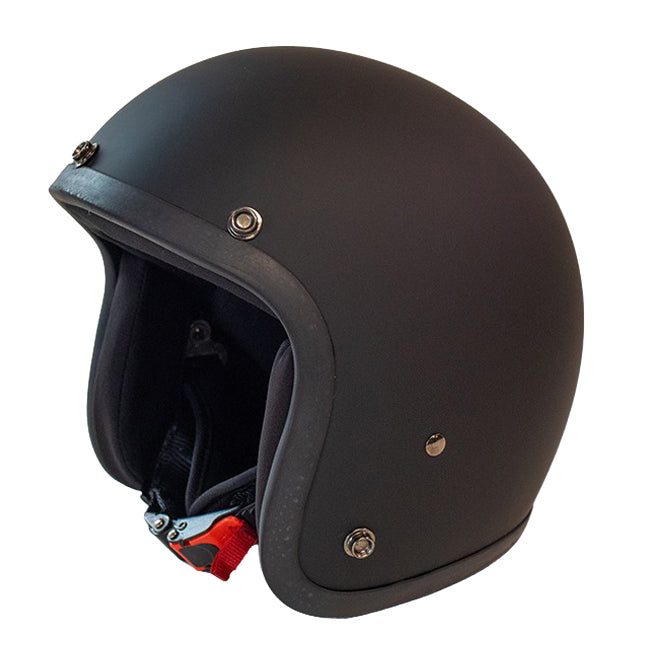 Cavalero Slimline Solid Low Profile Open Jet Helmet Matte Black / S (53-54cm)