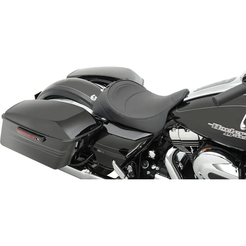 Drag Specialties Asiento individual con respaldo para Harley