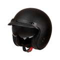 Claw Cruiser Jet Sunvsior Open Motorcycle Helmet Matte Black / XS (53-54cm)