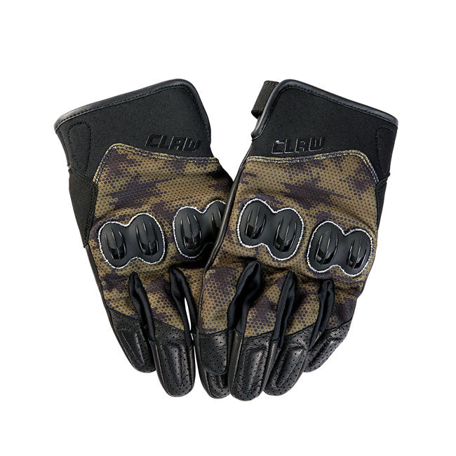 Claw Zanzi Summer Motorcycle Gloves Black / Green / S