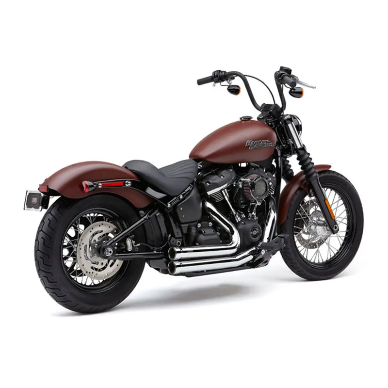 Cobra Speedster 909 Exhaust for Harley 18-24 Softail FXBB/S Street Bob; FXLR/S Lowrider; FLSL Slim; FLDE Deluxe / Chrome  - Customhoj