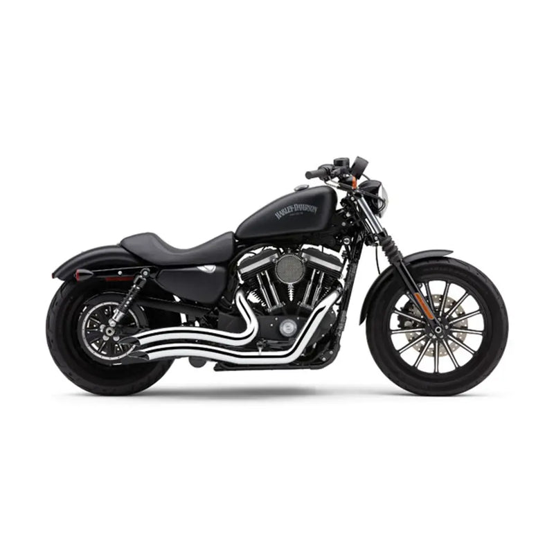 Cobra Speedster Short Swept Exhaust for Harley 14-22 XL Sportster / Chrome  - Customhoj