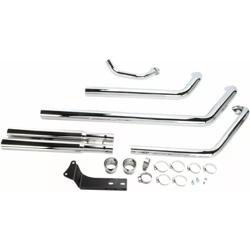 Cobra Speedster Shorts Exhaust Chrome for Kawasaki 06-17 VN900 Vulcan / Classic / Custom / Light Tourer  - Customhoj