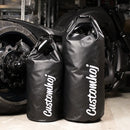 Customhoj Dry Bag Roll Top Motorcycle Sissy Bar Bag  - Customhoj