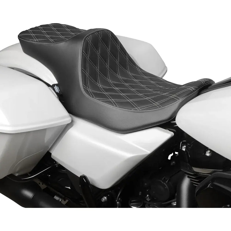 Drag Specialties Asiento Predator III para dos personas para Harley 