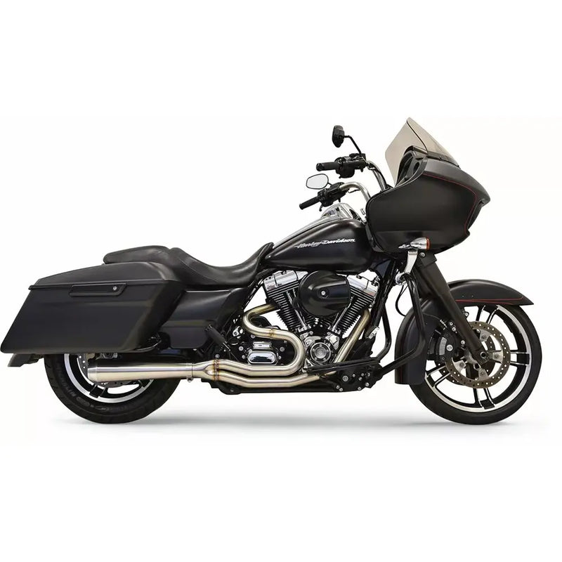 Sistema de escape Bassani Road Rage III inoxidable 2 en 1 para Harley