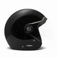 DMD P1 Open Motorcycle Helmet Gloss Black / XS (54cm)  - Customhoj