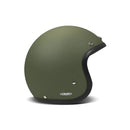 DMD Retro Classic Open Motorcycle Helmet Matte Green / XS (54cm)  - Customhoj