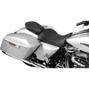 Drag Specialties EZ Glide II Solo Passenger Seat for Harley 97-25 Touring / Diamond Black / Wide  - Customhoj