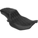 Drag Specialties Performance Predator 2-Up Extended Reach Seat for Harley  - Customhoj