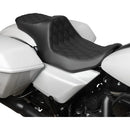 Drag Specialties Predator III 2-Up Seat for Harley 23-25 Touring CVO Road Glide / CVO Street Glide / Diamond Black  - Customhoj