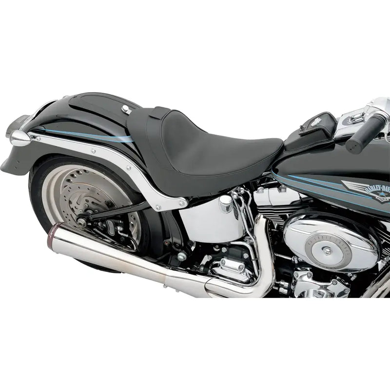 Drag Specialties Asiento individual con respaldo para Harley