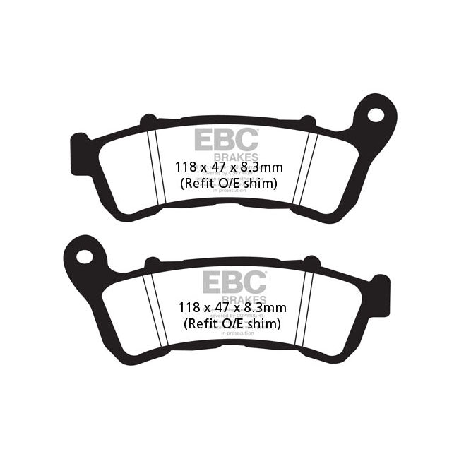 EBC Double-H Sintered Front Brake Pads for Honda