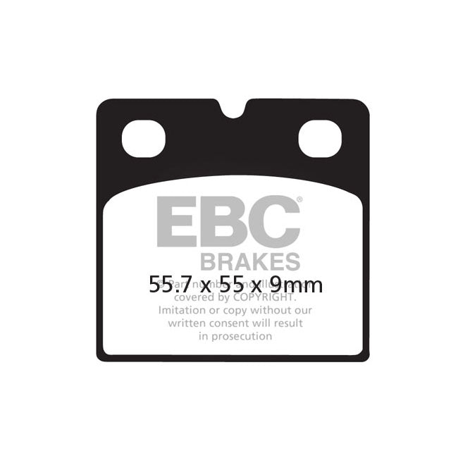 EBC Double-H Sintered Rear Brake Pads for Triumph T140 Bonneville L.F. Harris Production Bike 85-88