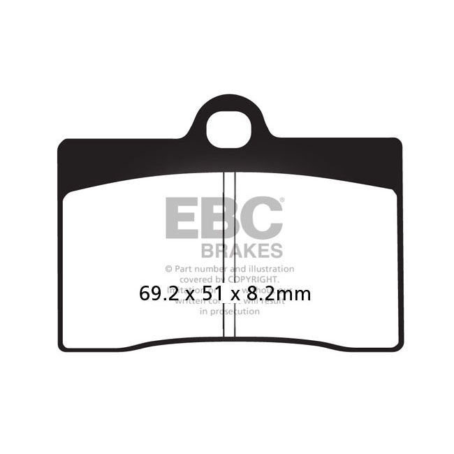 EBC Organic Front Brake Pads for Ducati 400 Supersport 93-97