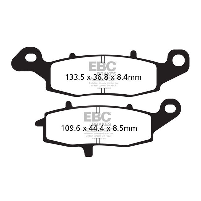 EBC Organic Front Brake Pads for Suzuki C 800 Intruder C VL 800 05-15