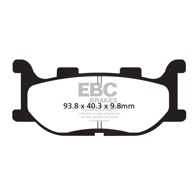 EBC Organic Front Brake Pads for Yamaha FZ6 Fazer / Naked / NS 04-07