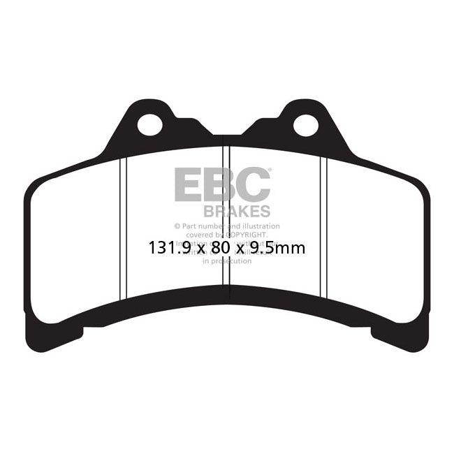 EBC Organic Front Brake Pads for Yamaha GTS 1000 93-99