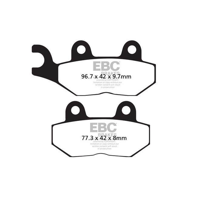 EBC Organic Rear Brake Pads for Triumph America / LT 07-17