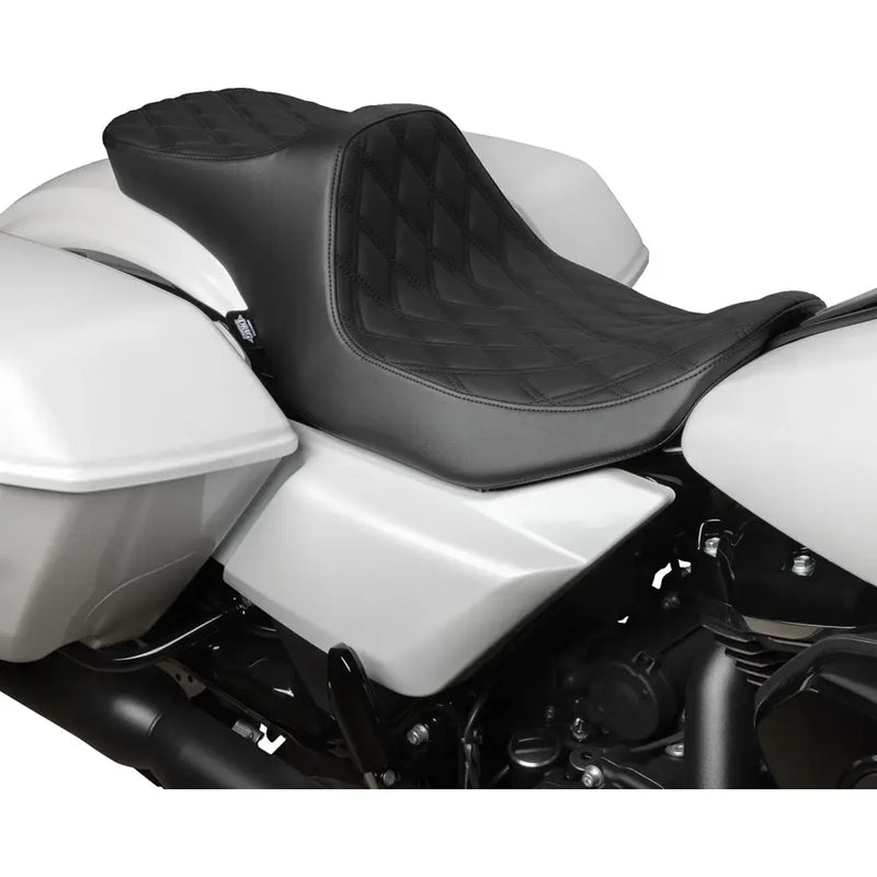 Drag Specialties Asiento Predator III para dos personas para Harley 