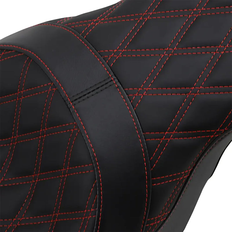 Drag Specialties Asiento delantero Predator 2-Up para Harley