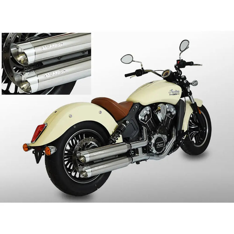 Miller Yuma Euro 3/4/5 Slip-On Silenciadores para Indian