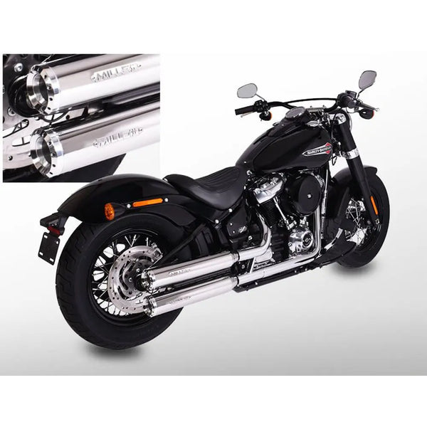 Silenciadores Miller Independence Euro 4 Slip-On para Harley