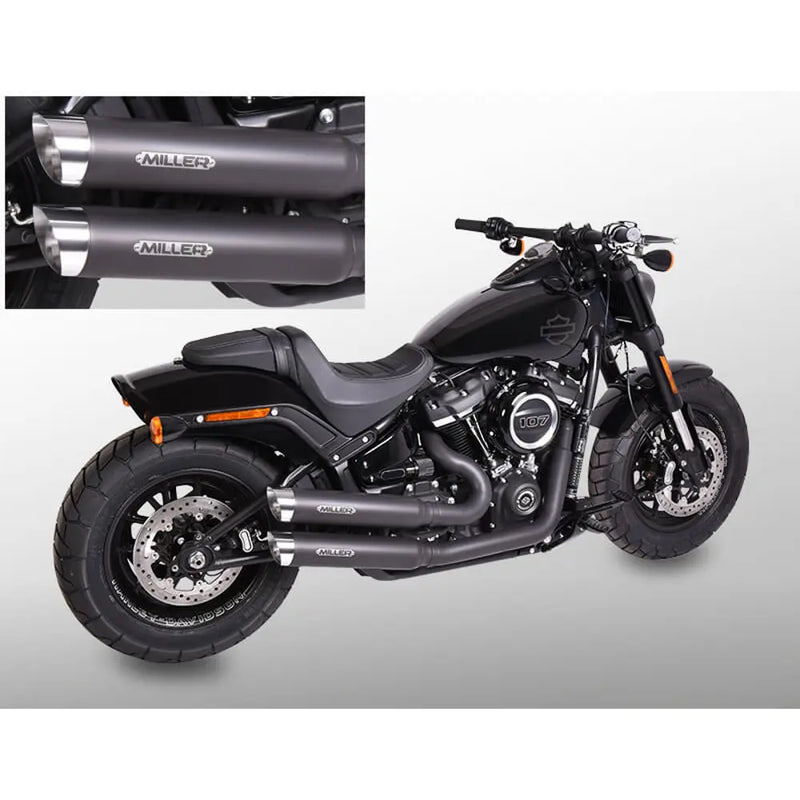 Sistema de escape Miller Bronco Euro 4 para Harley