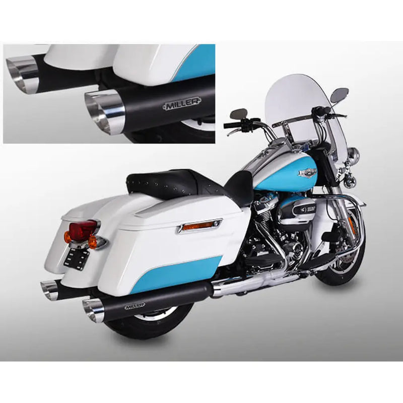 Miller Arlington Euro 4 Slip-On Silenciadores para Harley