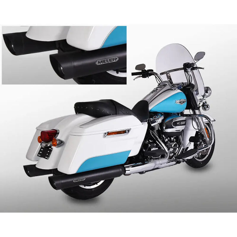 Miller Arlington Euro 4 Slip-On Silenciadores para Harley